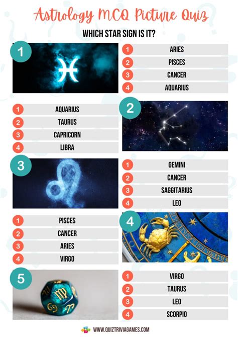 random zodiac test questions.